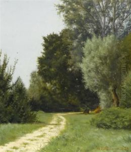The Road To The Forest Edge by William Rothlisberger