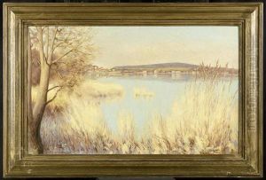 Landscape With A Lake by William Rothlisberger