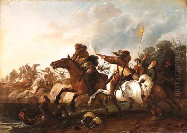 A Cavalry Engagement - view 1