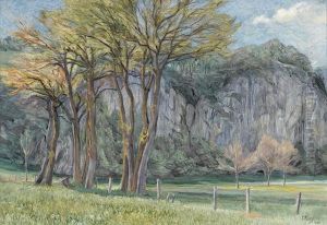 Sommerliche Landschaft. by Frederic Rouge