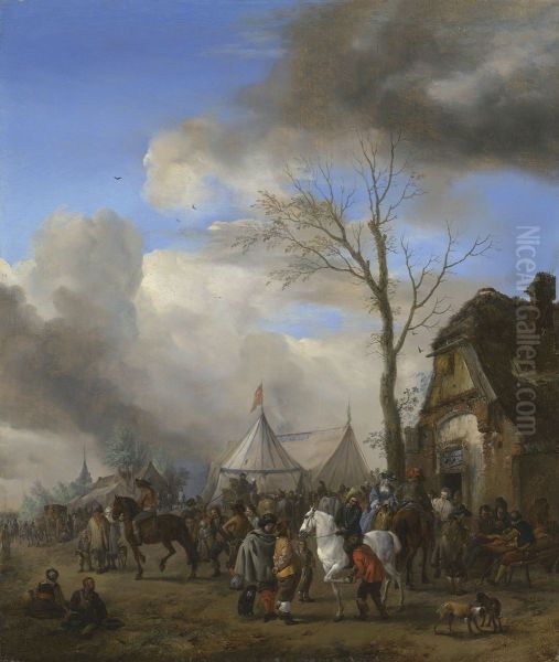 A horse fair - view 1
