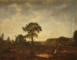 Mare Au Crepuscule by Theodore Rousseau
