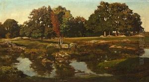 La Mare Pres Du Dormoir by Theodore Rousseau