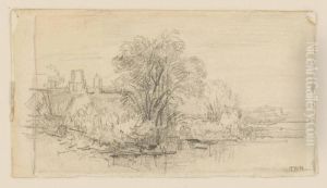 Kustlandskap by Theodore Rousseau