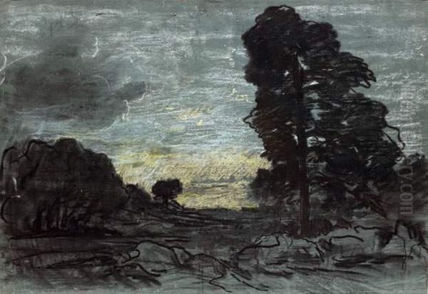 Paysage En Foret De Fontainebleau - view 1