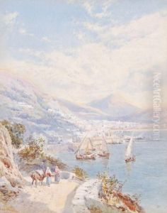 Bay Of Naples, Mergellina by Charles Rowbotham