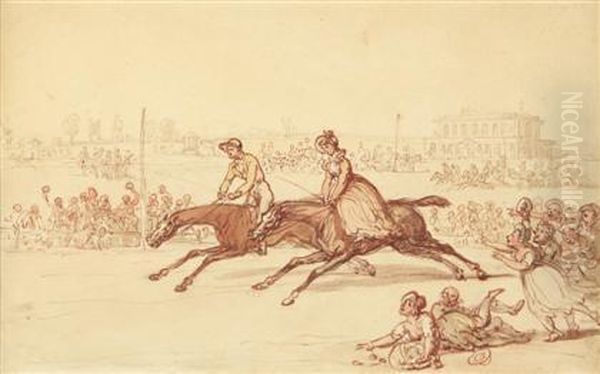 Mrs. Thornton Riding At York - view 1