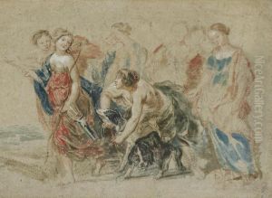 Diana And Her Nymphs At The Hunt by (studio of) Rubens, Peter Paul