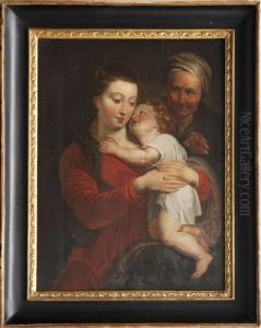 Vierge A L'enfant Avec Sainte Anne by (studio of) Rubens, Peter Paul