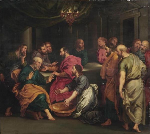Christ Washing The Feet Of His Disciples - view 1