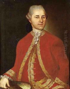 Portrait of Jakob Michael Reinhold Lenz (1751-1792) by Friedrich Wocher