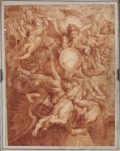 Saint Michel Et La Chute Des Anges Rebelles by (studio of) Rubens, Peter Paul