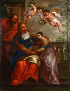 L'education De La Vierge by (studio of) Rubens, Peter Paul