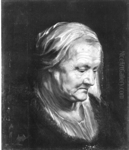 Kopfstudie Einer Alten Frau - view 1