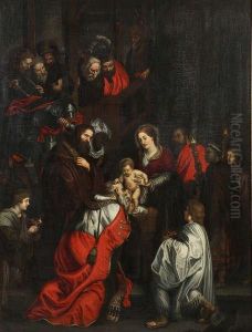 Aanbidding Der Wijzen by (studio of) Rubens, Peter Paul