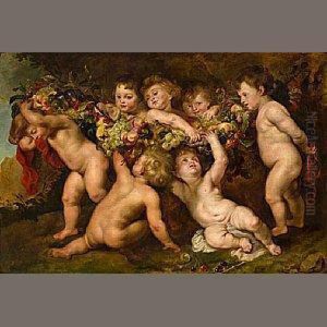 Putti At Play by (studio of) Rubens, Peter Paul