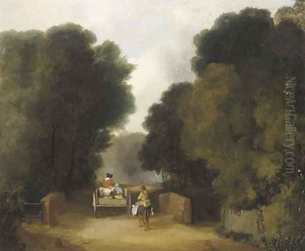 Returning from the market - view 1