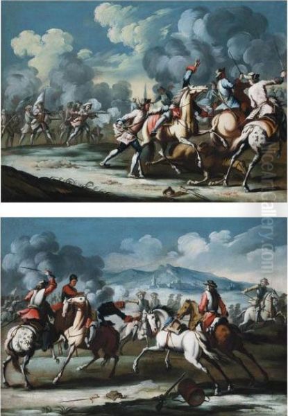 A Cavalry Skirmish; And A Cavalry Skirmish - view 1