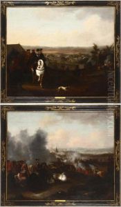 Cenas De Batalhas by Georg Philipp Rugendas I