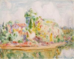 Souvenir Of Macks Island, New Zealand by John Peter Russell