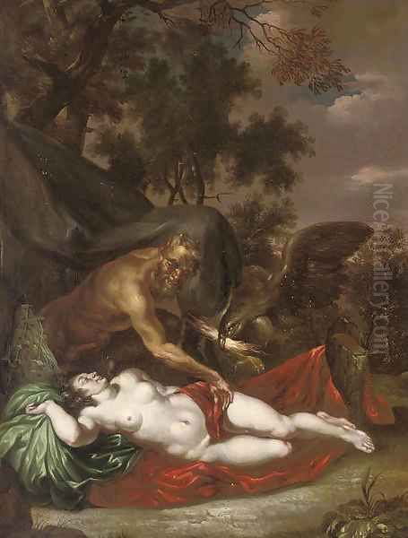 Antiope surprised by Jupiter - view 1