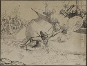 Scena Di Battaglia Navale Scena Di Battaglia Navale