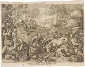 Le Quattro Stagioni by Raphael I Sadeler