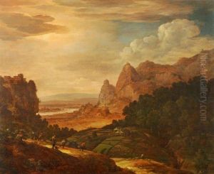 A Mountainous Wooded Landscape