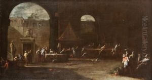 Preparativi Per Un Banchetto by Giovanni Camillo Sagrestani