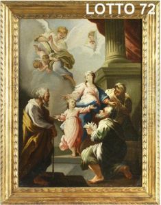 Gesu' Con Le Vergini E I Santi