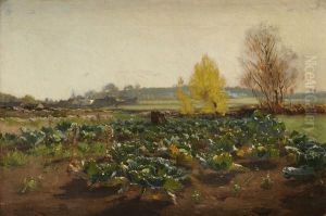 La Ramasseuse De Choux by Henri Saintin