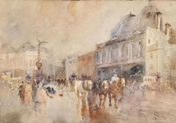 Piccadilly Circus - view 1