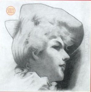 "retrato De Dama" by Emilio Sala y Frances