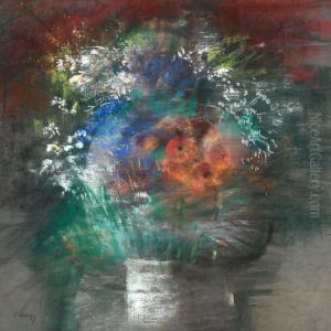Still Life With Flowers by Edvard Anders Saltoft