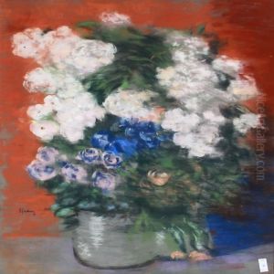 Still Life With Flowers by Edvard Anders Saltoft