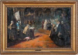 Corteo Matrimoniale In Basilica by Salvador Sanchez-Barbudo Morales