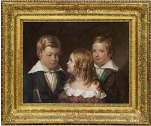 Syskonen Carl Edvard Leonard, Jenny Teresia Och Carl Emil August Roth