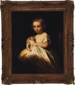 A Girl Holding Her Doll