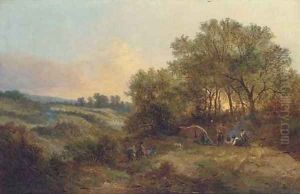 The gypsy camp by Edward Charles Williams