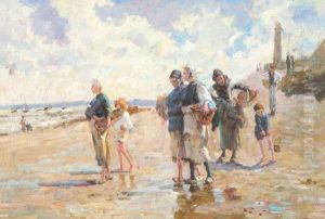 En Route Pour La Peche by John Singer Sargent