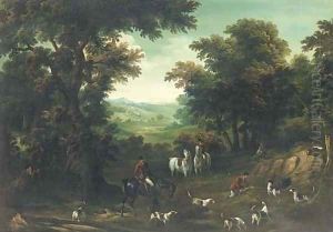A hunting party at a covert