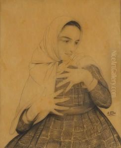 Foulard Et Mains by Walter Sauer