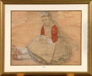 Jeune Bretonne by Walter Sauer