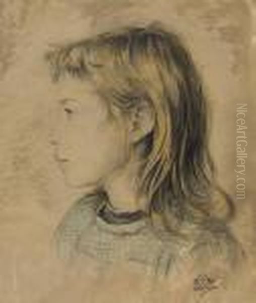 Jeune Fille De Profil - view 1