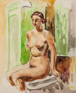 Seated Nude by John Savio