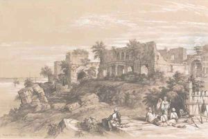 Ruins of a palace at Rajmahal, on the Ganges, near Patna Ruins of a palace at Rajmahal, on the Ganges, near Patna