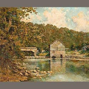 Rivermill by Paul Sawyier