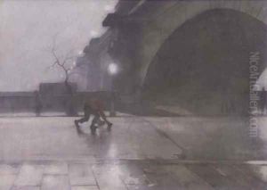 London bij avond by Willem Witsen