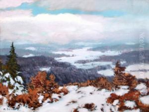 Winter In The Mountains by Karel Schadt