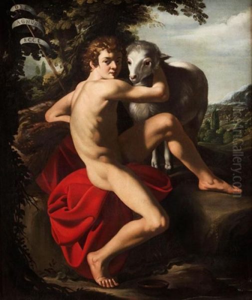 Der Jugendliche Heilige Johannes Der Taufer Mit Dem Lamm - view 1